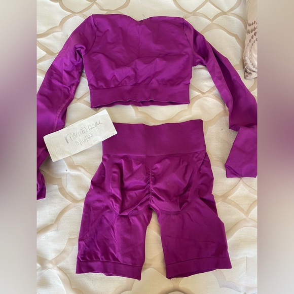 Bo&Tee Plum Set - Scrunch Butt - Picture 4 of 4